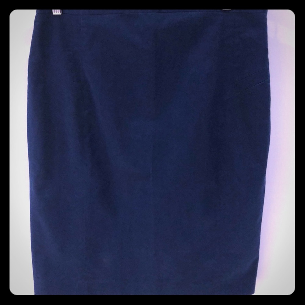 Express blue pencil skirt